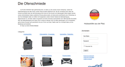 Desktop Screenshot of die-ofenschmiede.com