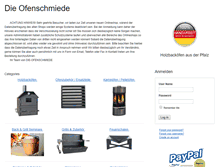 Tablet Screenshot of die-ofenschmiede.com